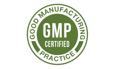 LeanBiome GMP manufacturing badge
