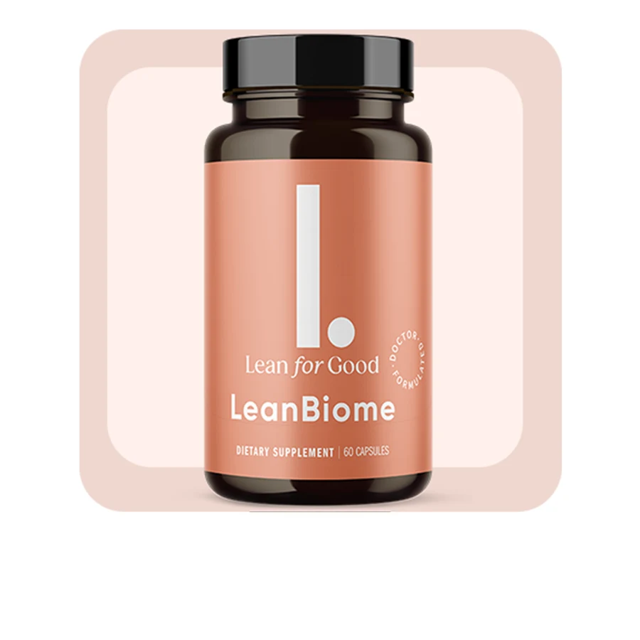 LeanBiome official probiotic weight support capsules bottle
